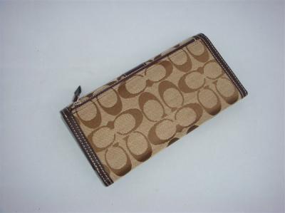 discounted coach wallets - 6k13 coffee/apricot